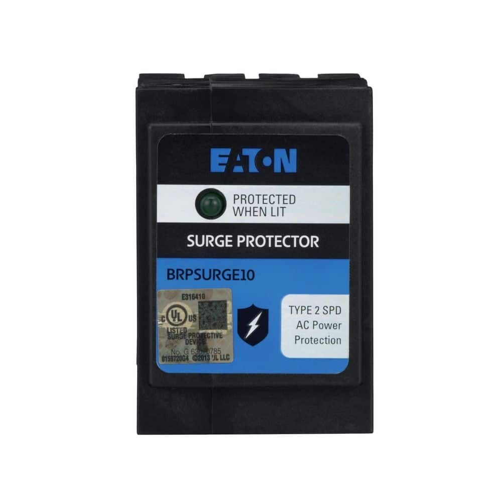 Eaton BRPSURGE10 Whole Home Surge Protector Type 2 SPD 2-Pole Plug-On Neutral NE