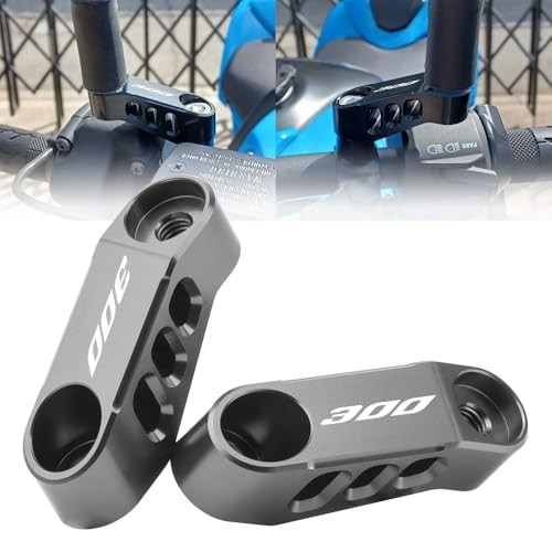 Motorcycle Mirrors Bracket for KLX 300 2021-2024 KLX 300SM 2021-2024 Gray