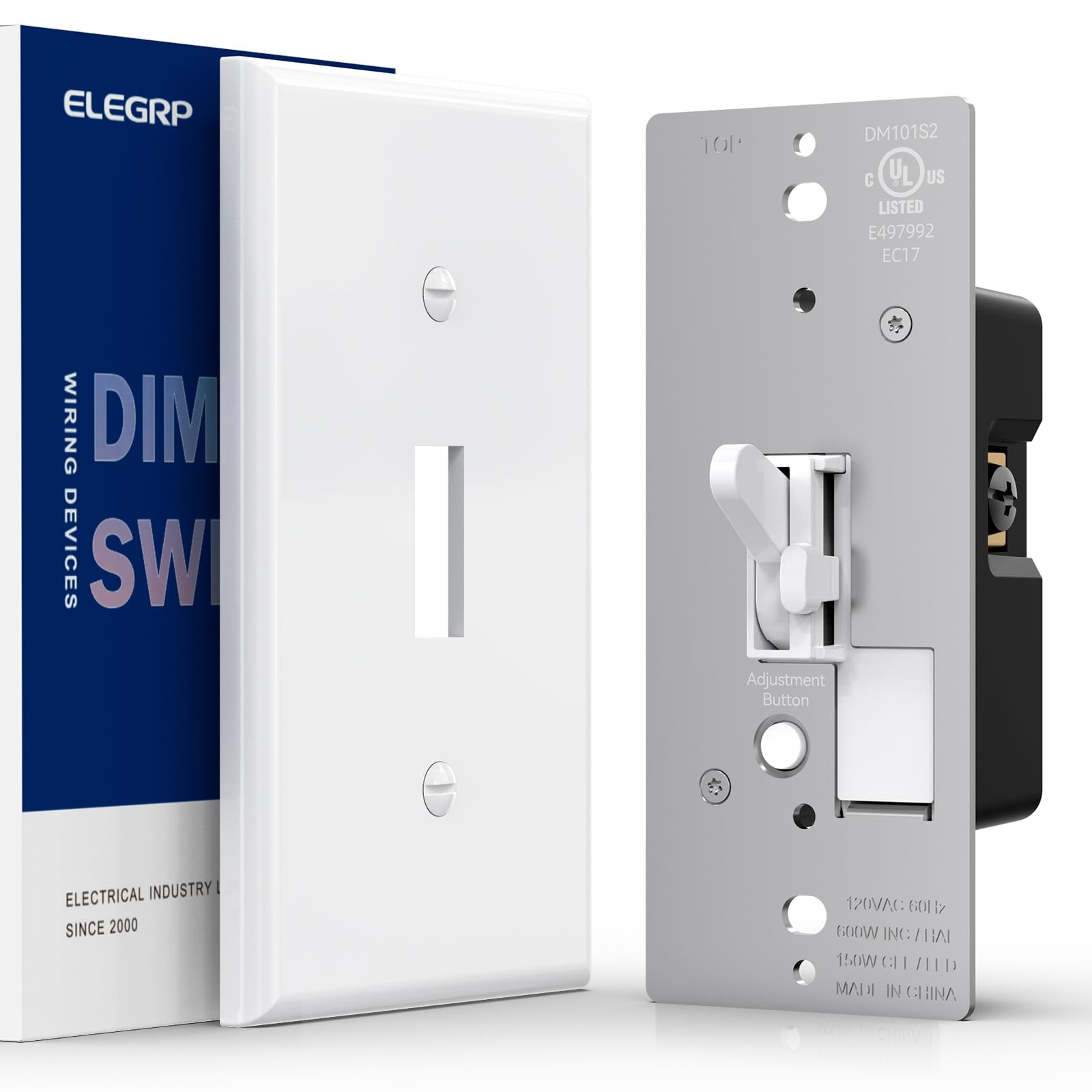 Digital Toggle Dimmer Switch for Dimmable LED, CFL and Incandescent Light