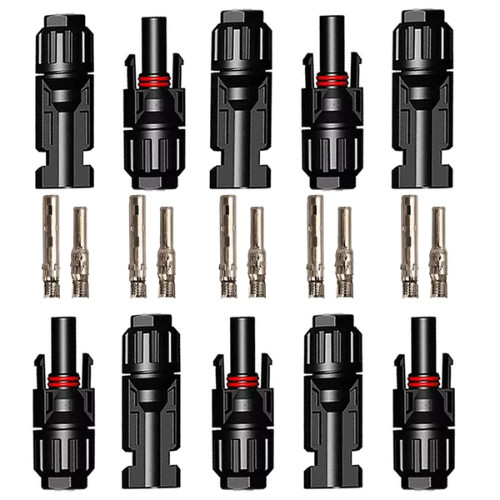 10 Set Male Female Wire Cable Connector Set Solar Panel Waterproof Connector