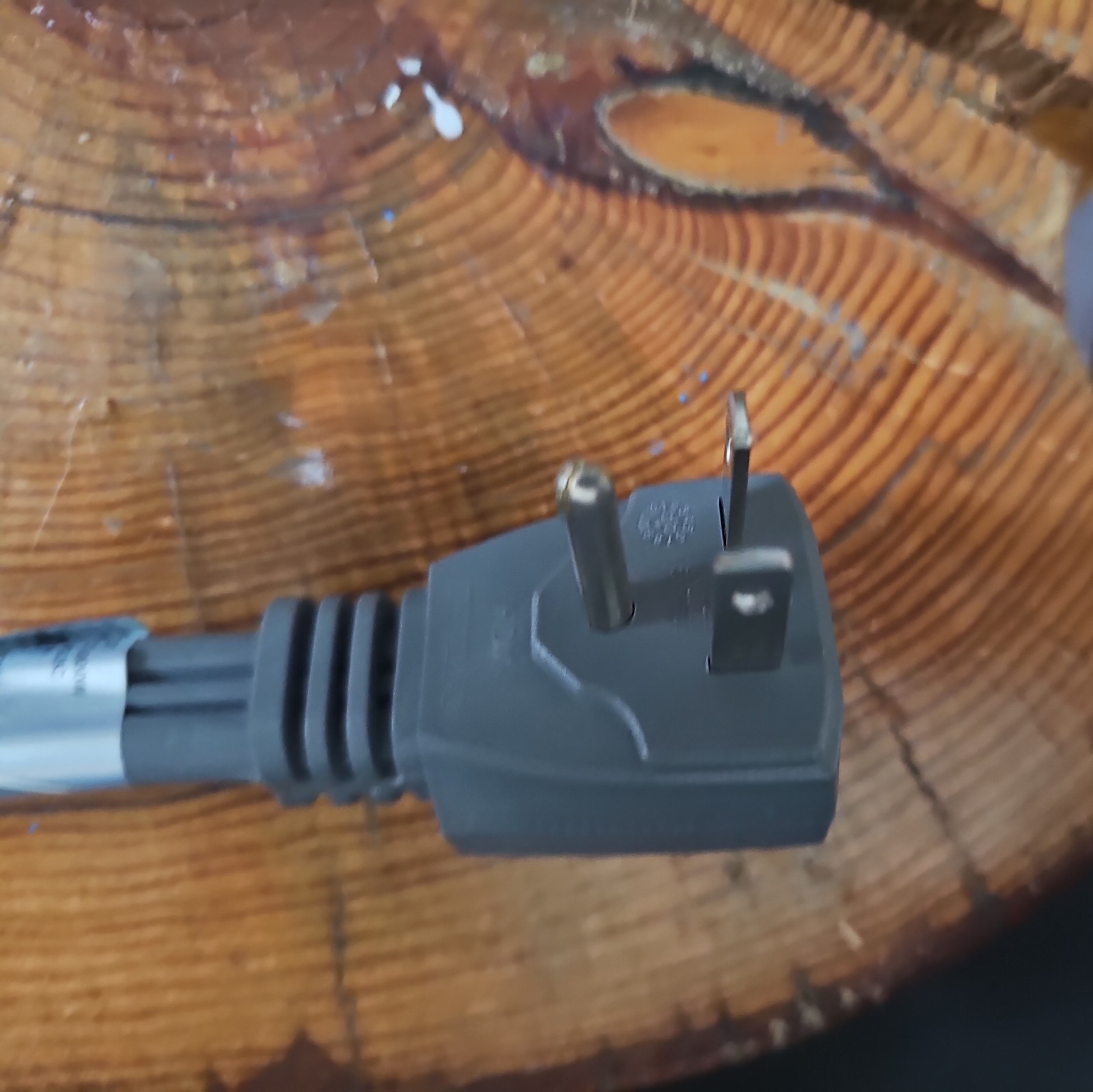 9 ft. 12/3 20 Amp 250-Volt Air Conditioner Extension Cord, Grey