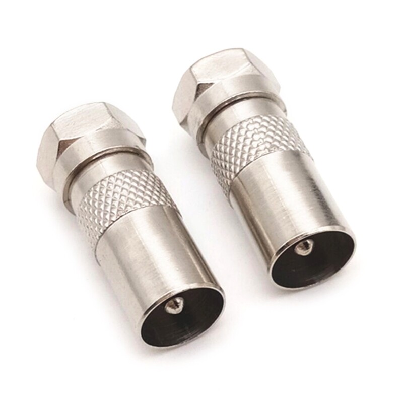 Type Plug Screw Connector Socket to RF Coax Aerial Male Adapter
