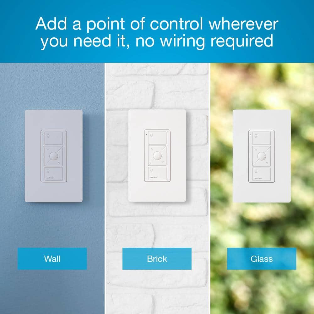 Lutron Pico Remote Control Light Switch for Caseta Wireless Dimmer Light Almond