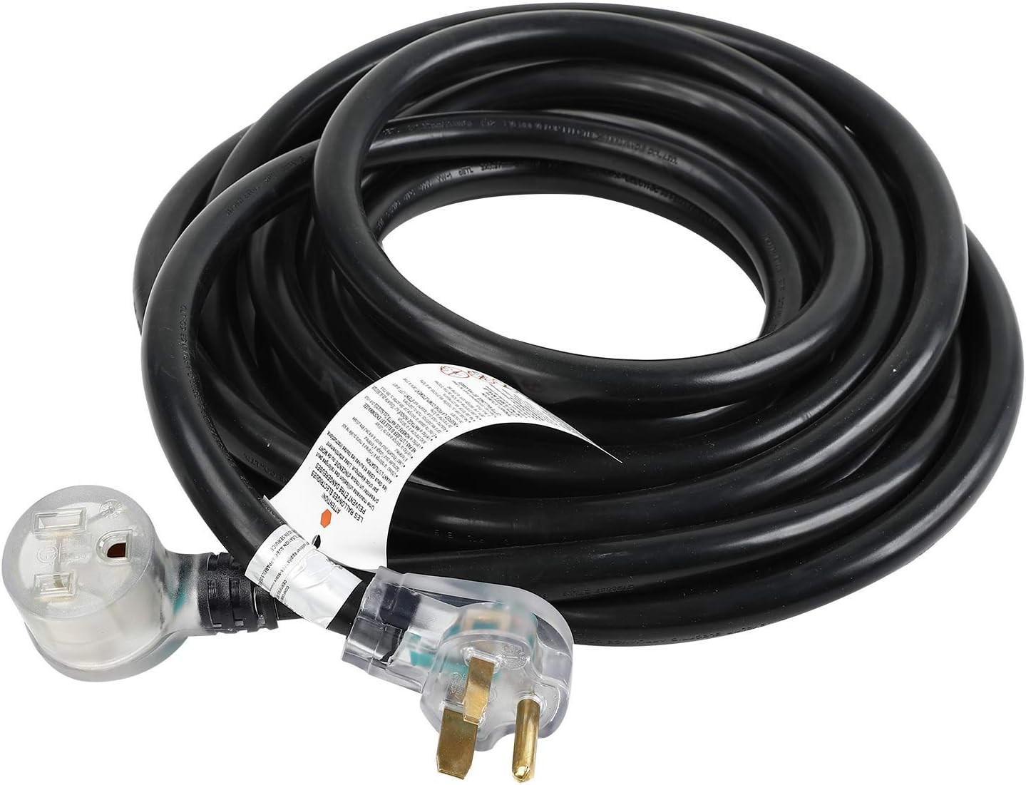 50FT 220V 50AMP Welder Extension Cord, 8 Gauge Heavy Duty Industrial NEMA 6-50 W