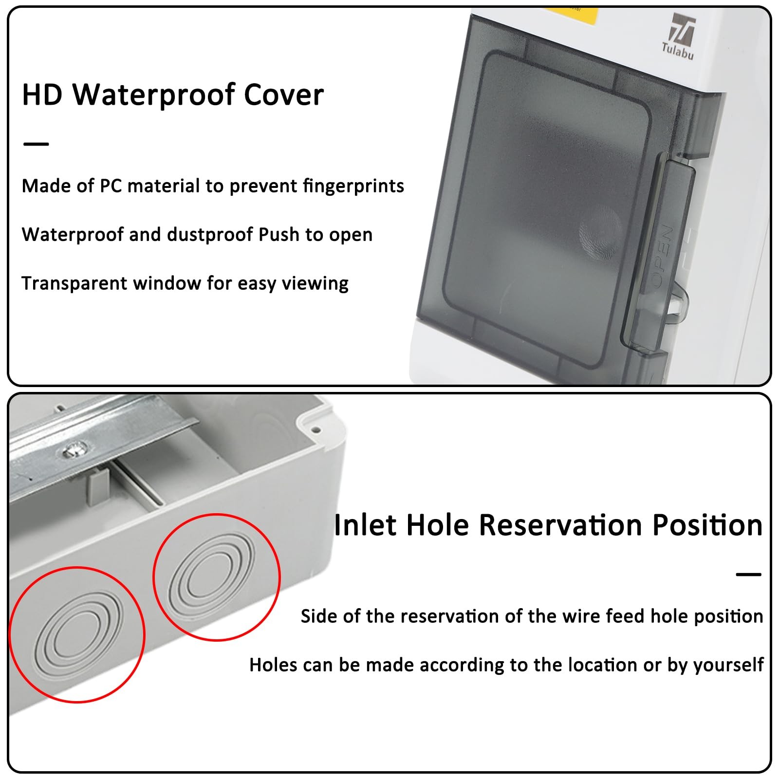 Tulabu 4 Way Waterproof Breaker For Indoor/Outdoor Settings Zx-Shpn-Ip66-4Way