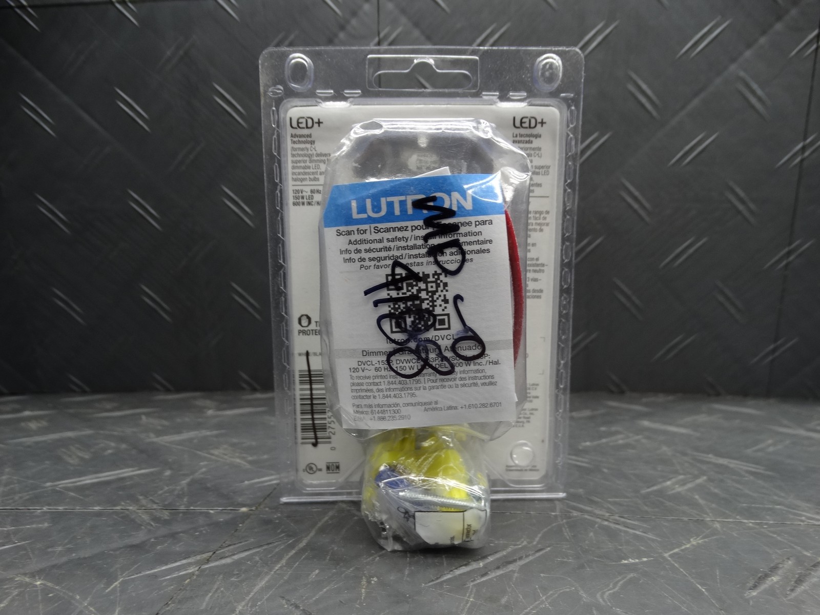 Lutron Diva LED+ Dimmer Switch for Dimmable LED 150W/Single-Pole or 3-Way, Gray