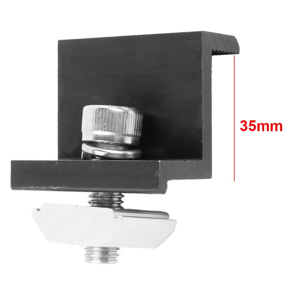 For Solar Panel End Clamp Medium Clamp Wear Resistant Fixing PV End Clamp