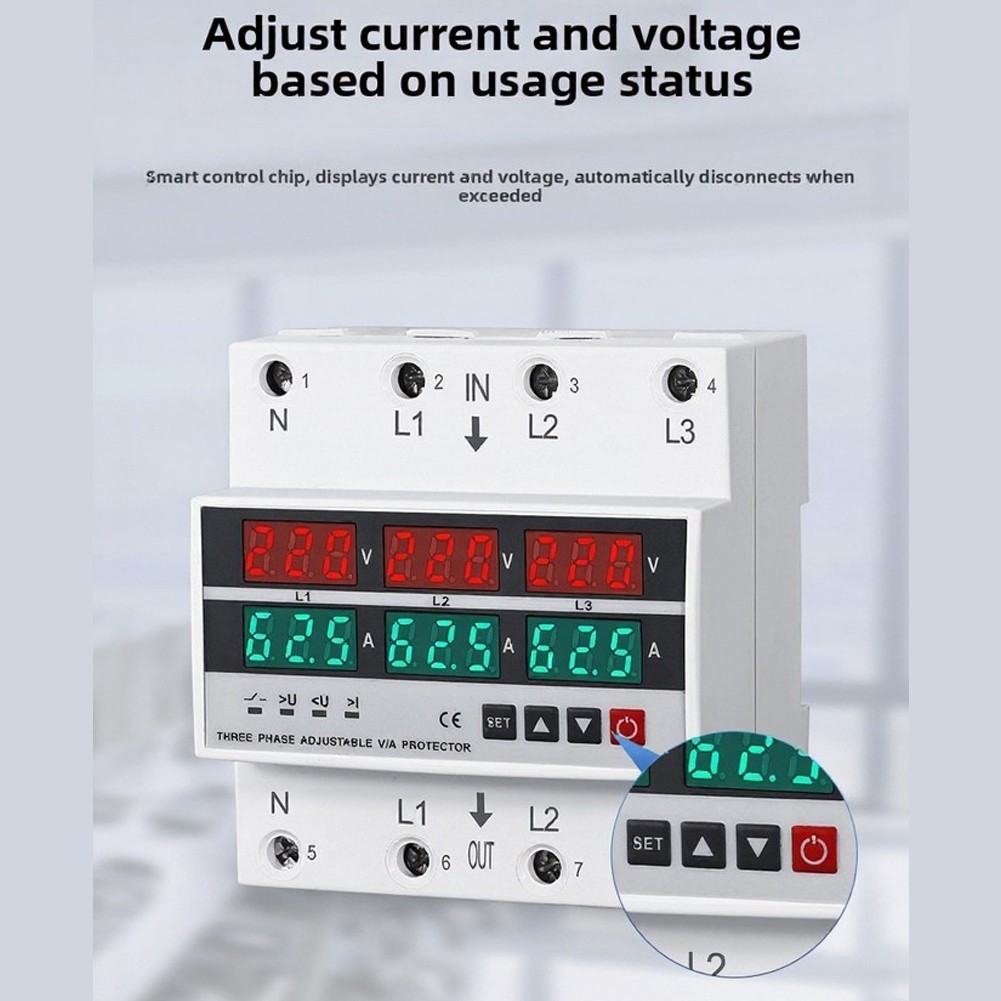 100A Voltage Monitoring Protector for Overvoltage Undervoltage Protection