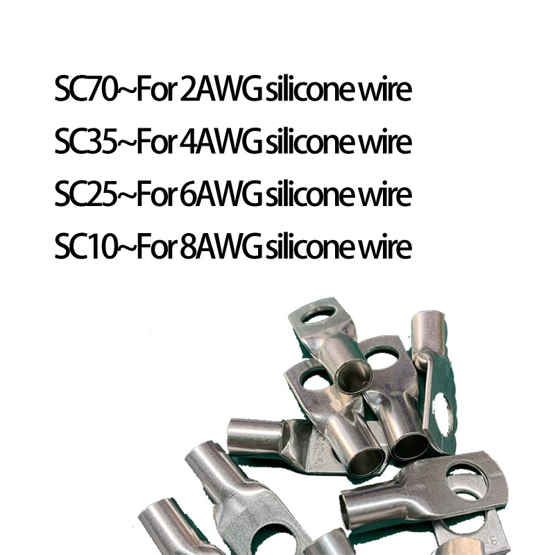 Tin Plated Copper Terminal SC50 SC70 SC95 Suitable M6 M8 M10 Screw Connector For