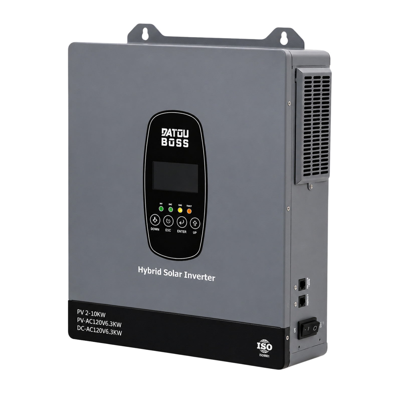 6.3KW 6300W 48V Solar Hybrid Inverter Hybrid AC 110V/120V MPPT 120A 80V~450VDC