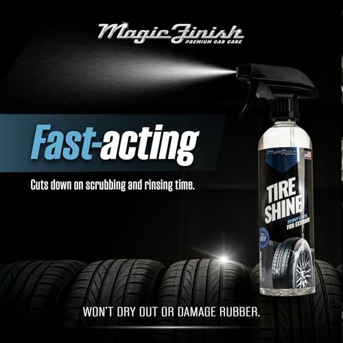 Tire Shine (16 fl oz) – Silicone-Based Tire Dressing for Long-Lasting Wet