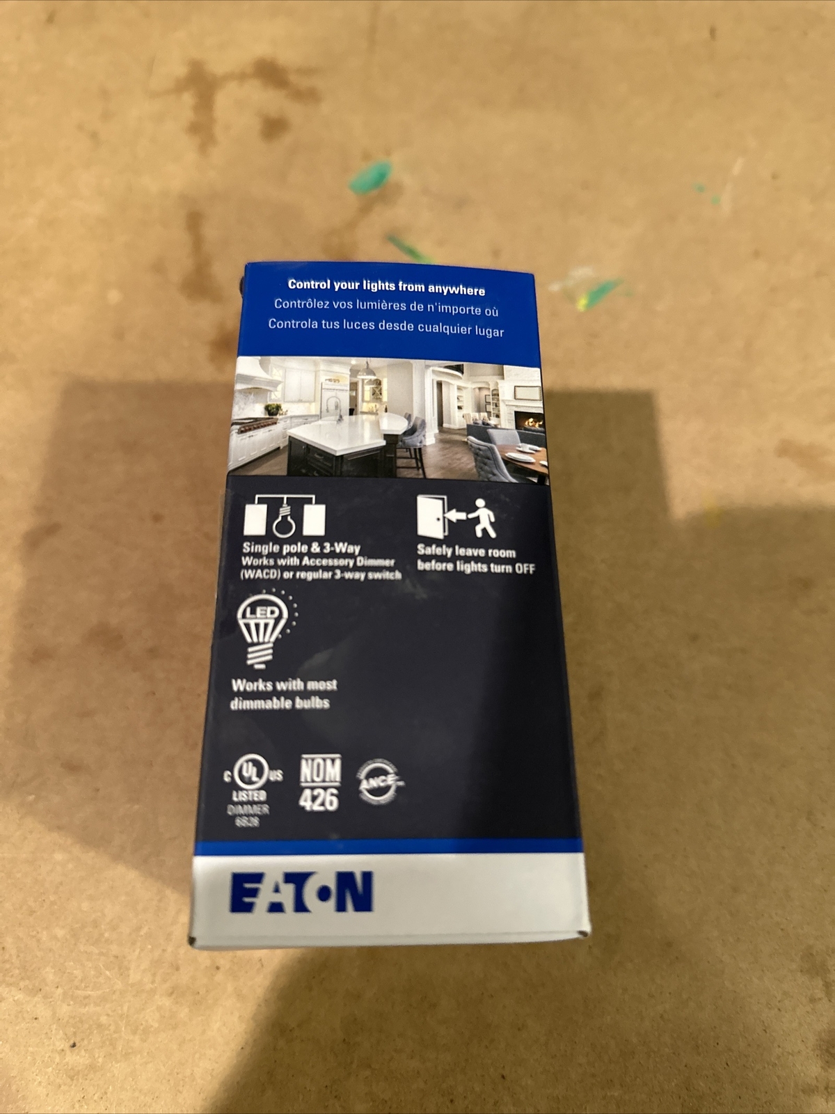 New sealed Eaton Wi-Fi Smart Universal Dimmer- Works with Alexa (WFD30-C2)