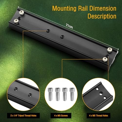 21cm mounting Rail for EQ-4/5/6 mounts – GP Prism Rail for telescopes – Easy