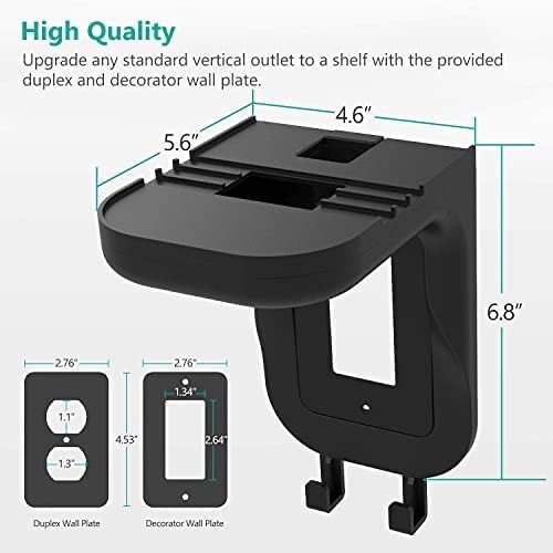 WALI Wall Shelf for Alexa and more – Kitchen, Bathroom, Bedroom Shelf OSH002