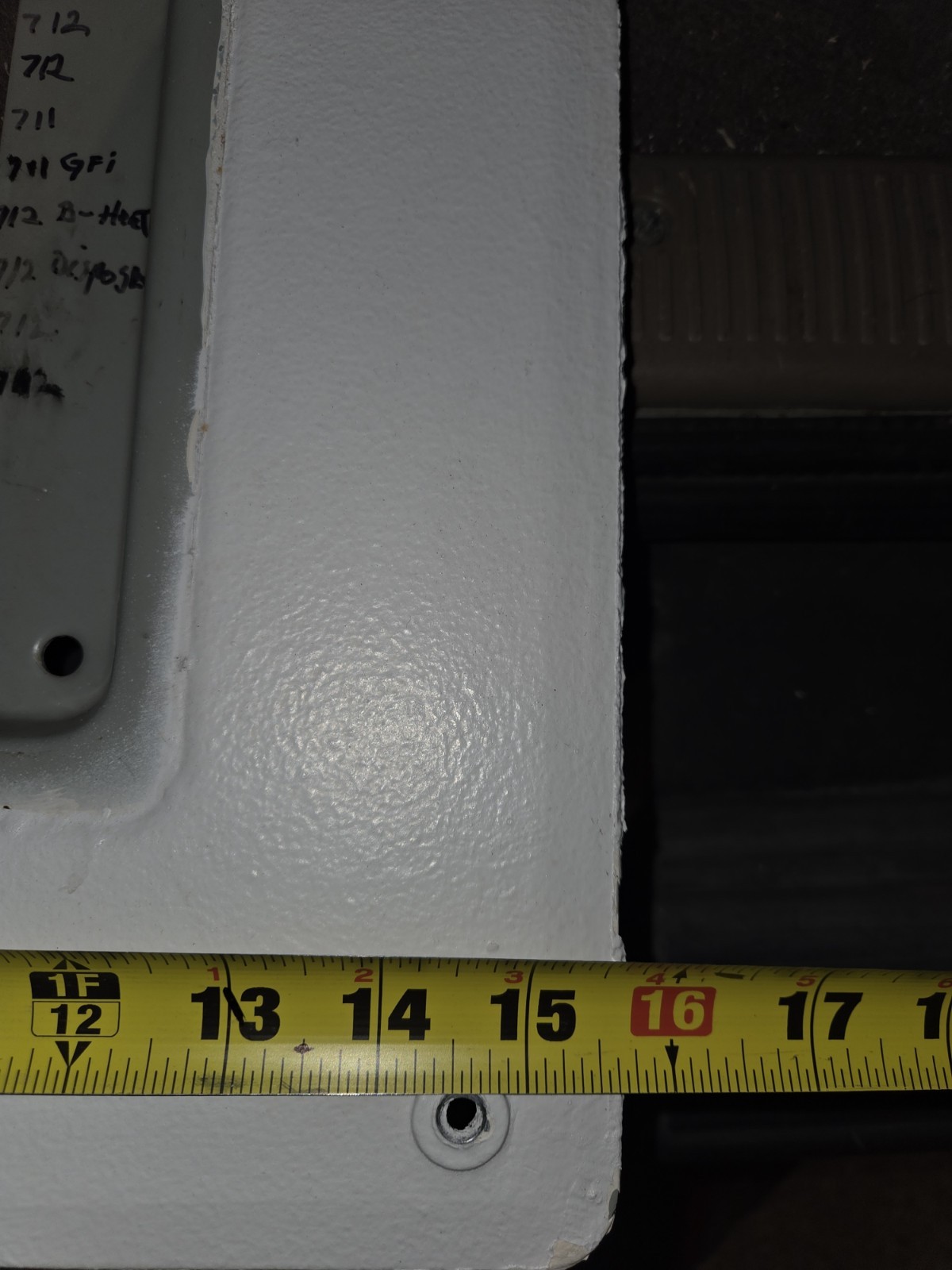ITE Electric Cabinet Front Panel Cover Door Only Model H-852 25 1/4″ x 15 5/8″