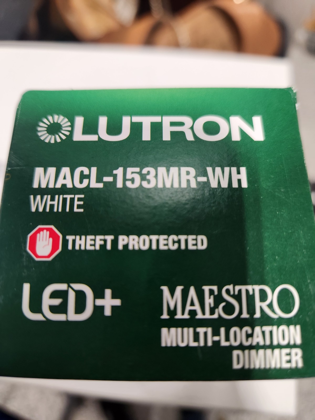 NEW Lutron Maestro 3 Way Multi Dimmer (MACL-153MR-WH) LED +