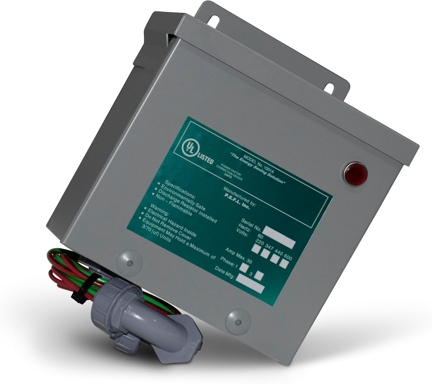 Kvar Energy Saver & Surge Protector for 200 AMP Whole House Power Efficiency
