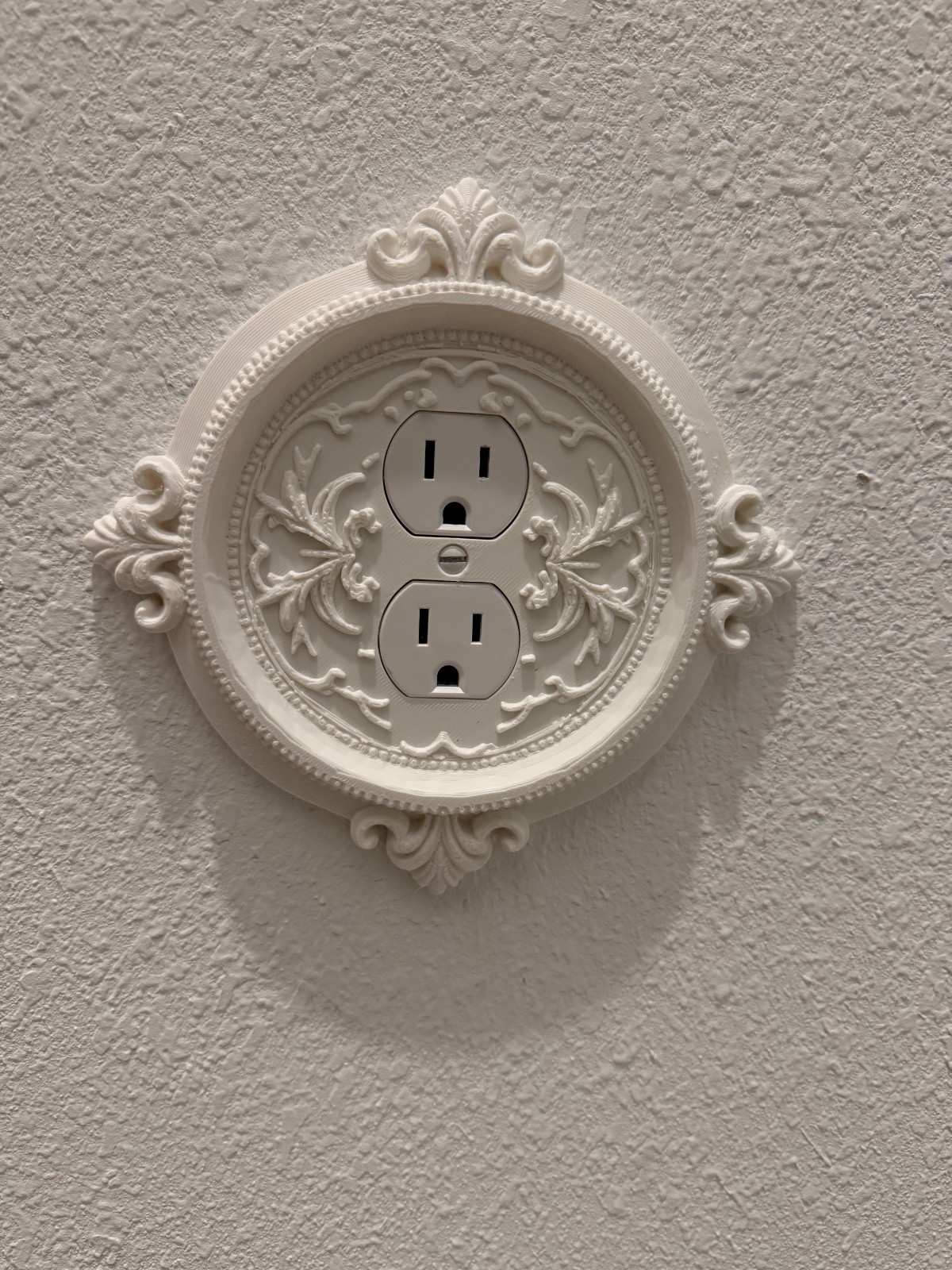 Mid Century Light Switch Cover, White Single Toggle, Double Toggle, & Outlet