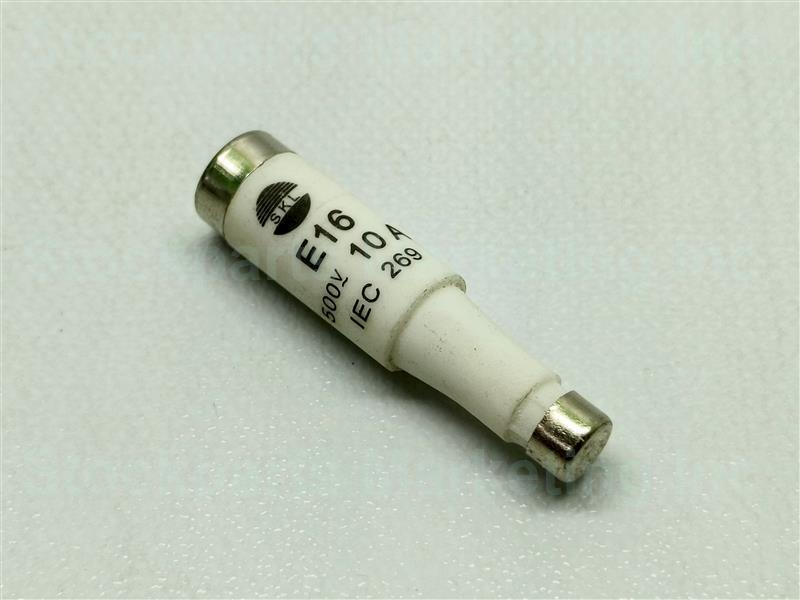 Lot 5 Pcs. SKL E16 IEC 269 Fuse 500V 10A 30 Days Warranty Expedited Shipping