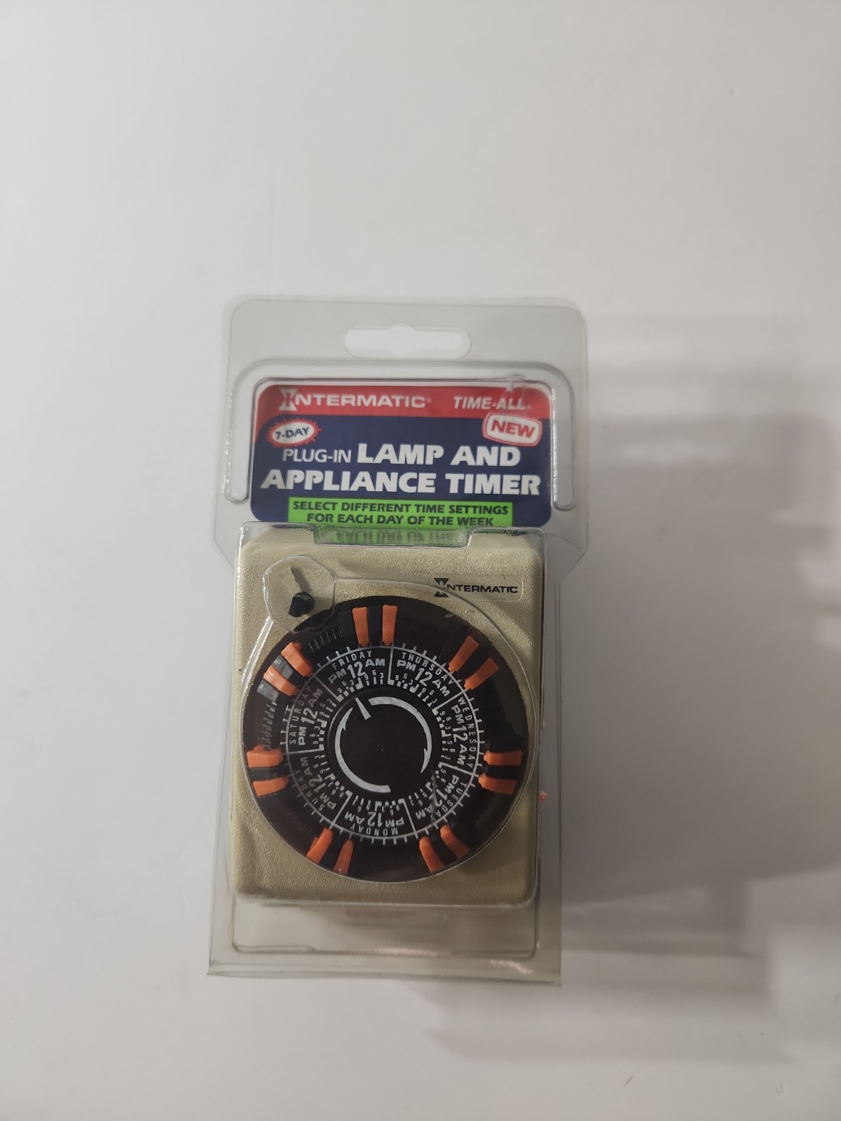 Intermatic SB911C Time-All 7-Day Scheduler Plug-in Lamp & Appliance Timer VTG