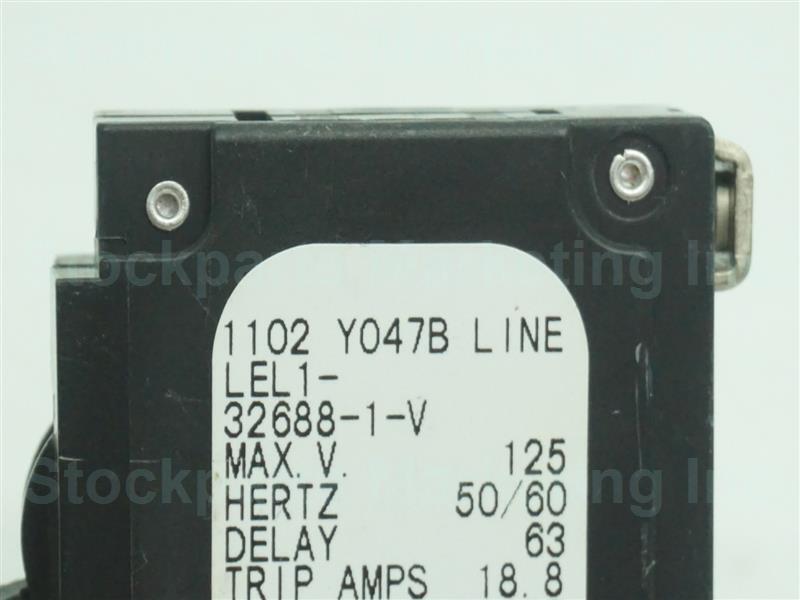LEL1-32688-1-V LEL1326881V 125V 250V~ 15A Circuit Breaker 30 Days Warranty
