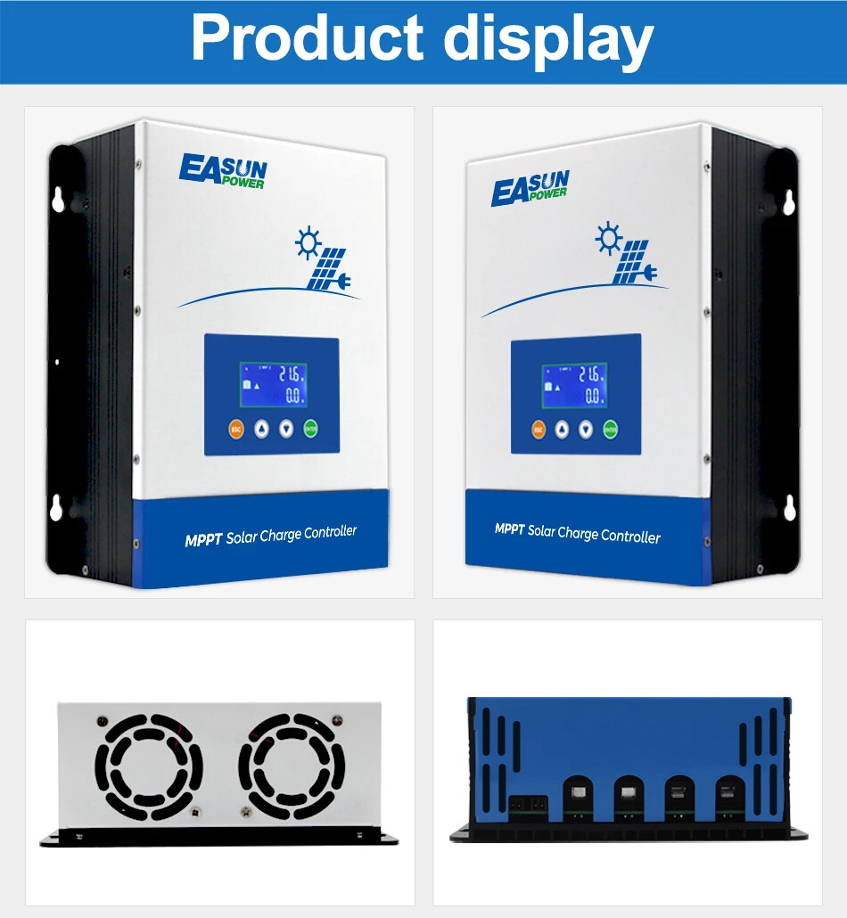 MPPT 100A 80/60/40/30A Solar Charge Controller 12V 24V 36V 48V Battery Regulator