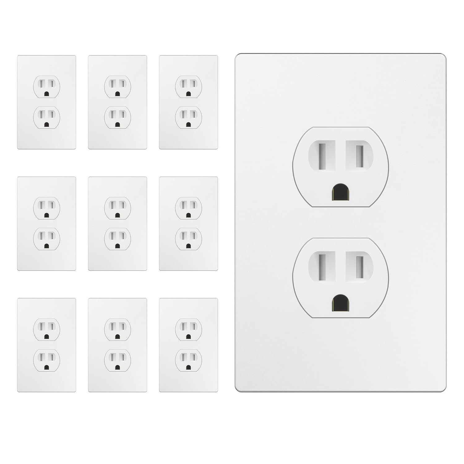 Duplex Receptacle Outlet, Tamper-Resistant Electrical Wall Outlets, Residential