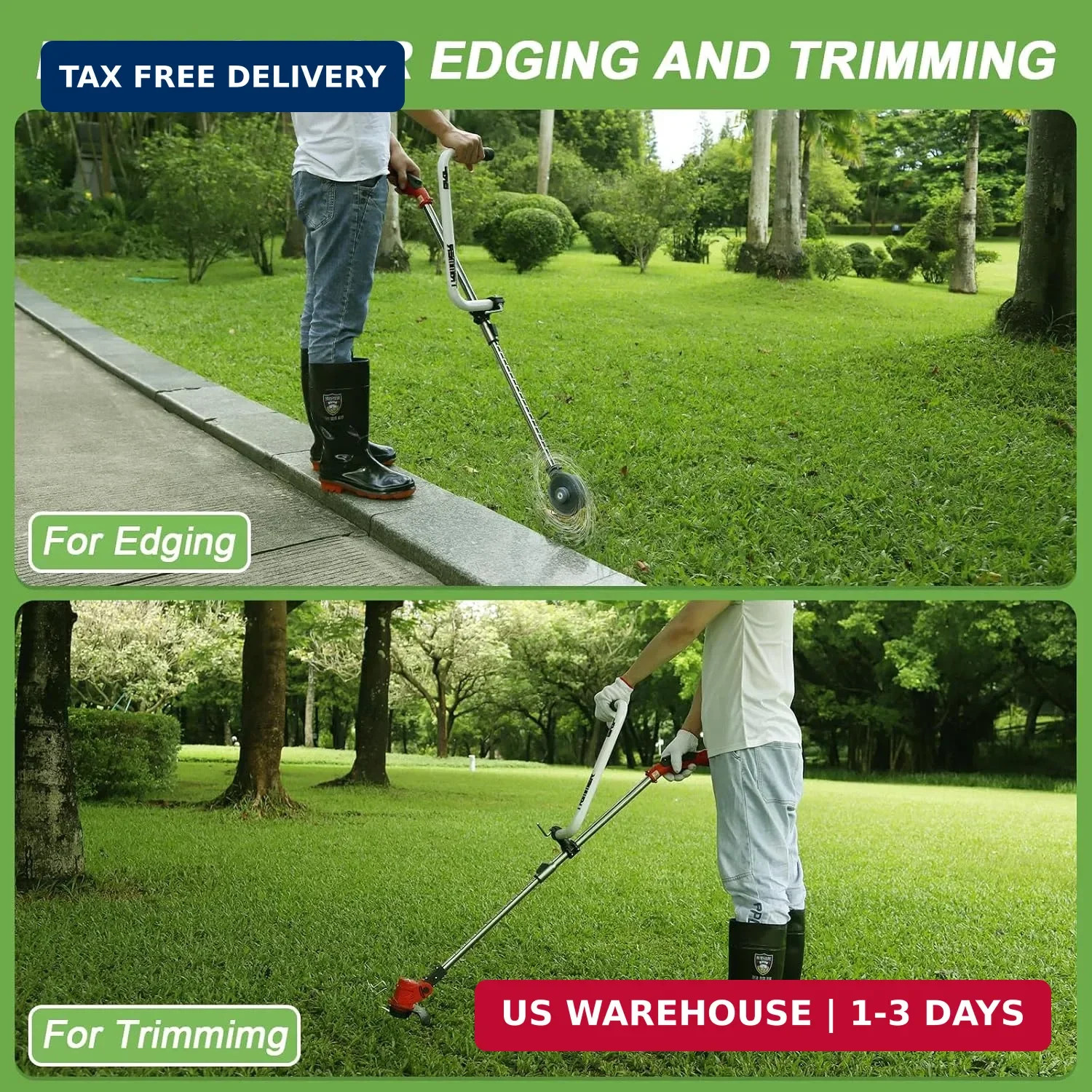 Weedeater Handle, Weedeater Handle Extension, Ergonomic Trimmer Handle Grip, Str