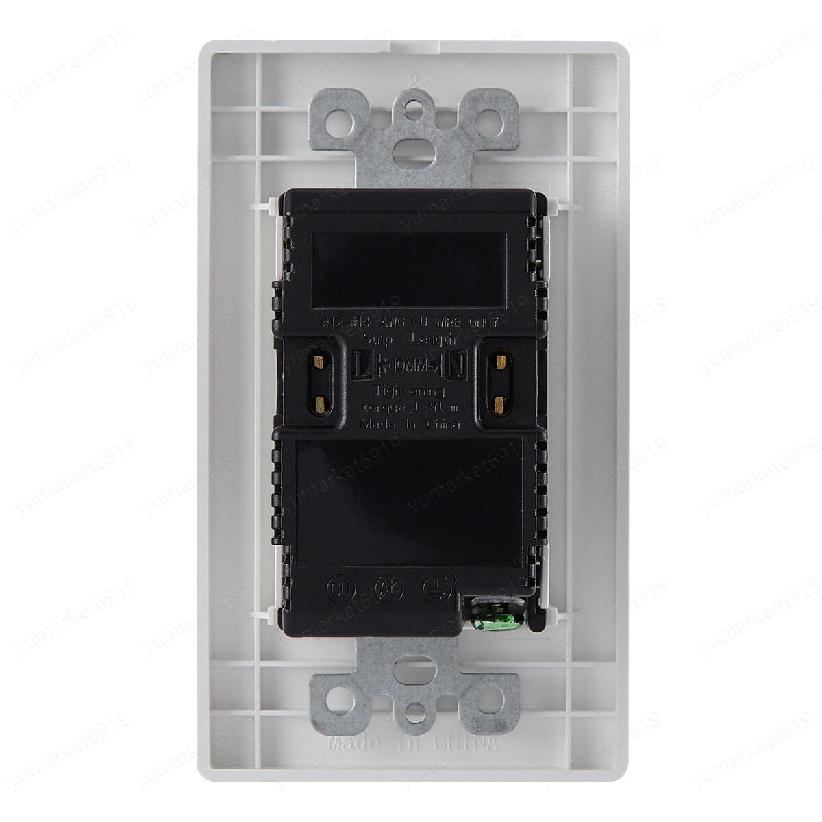 110V Dual USB Port Type C Wall Socket Charger AC Power Receptacle Outlet Panel