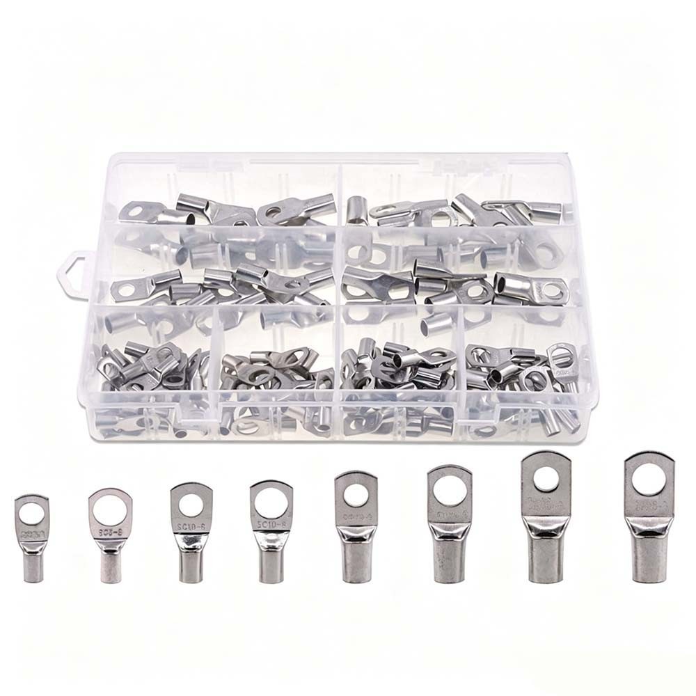 Wear Resistant Closed End Cable Lugs fits Automotive Marine Wire Connection Work