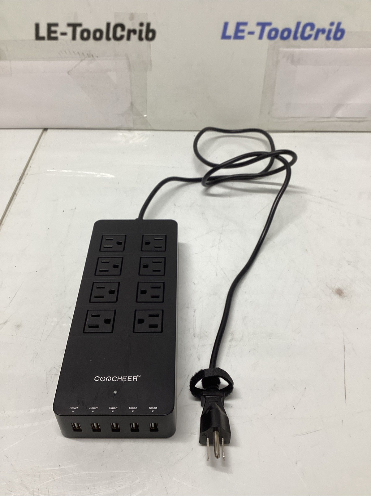 Coocheer CH-228US 8-Outlet Surge Protector Power Strip W/ Smart Charger T-660