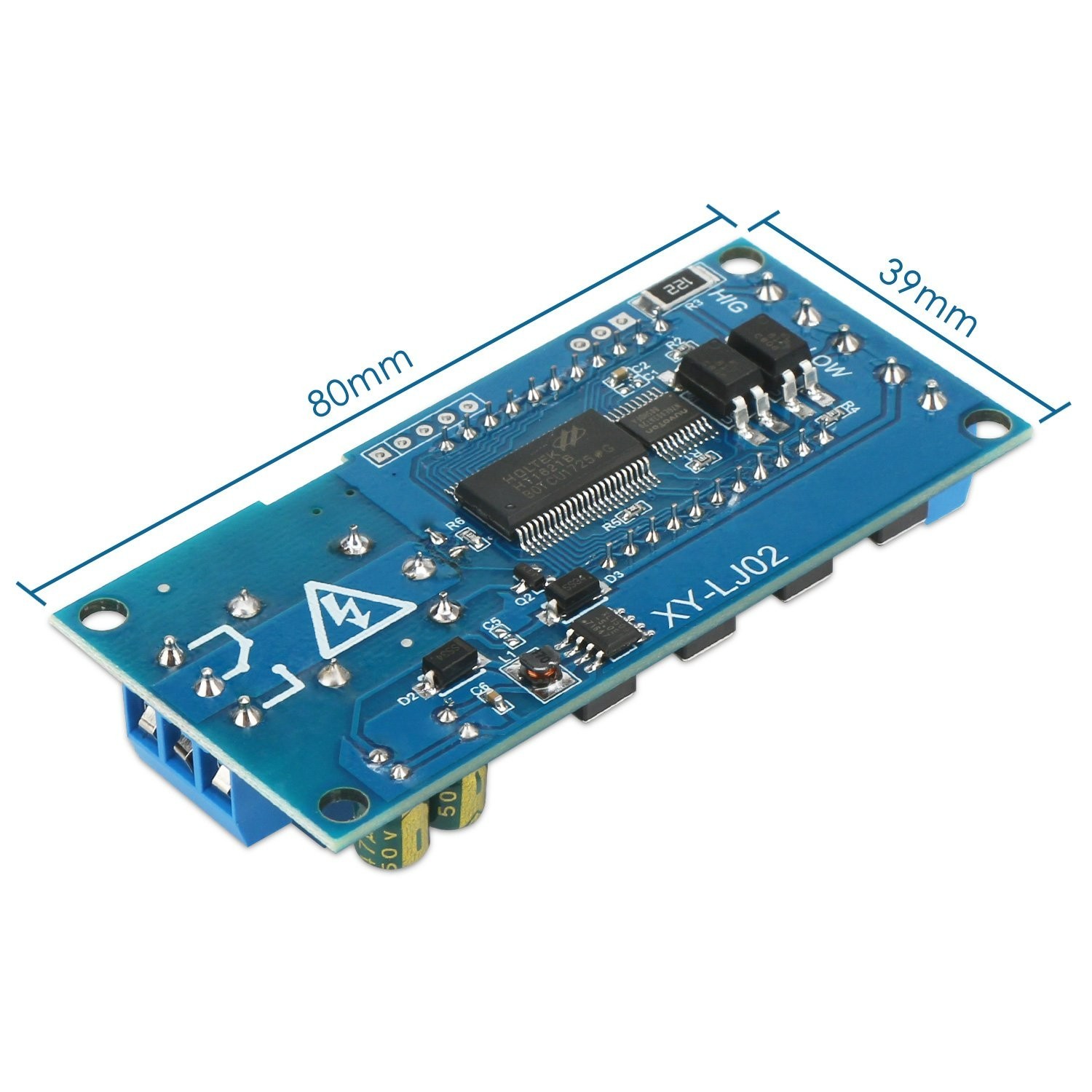 Versatile Timer Relay Module – LCD Display, 5V/12V/24V, Time Delay Up to 9999min
