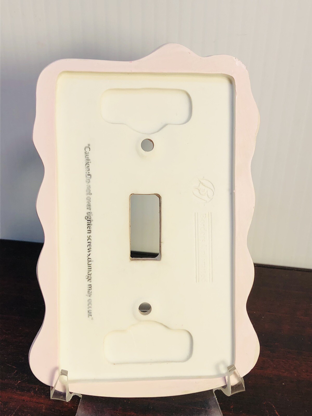 Princess Ceramic 3D Light Switch Plate Cover Hearts Stars By Borders Unlimited