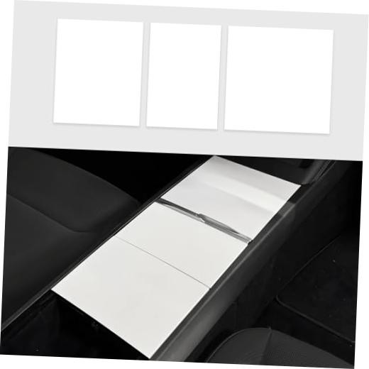 Center Console Wrap Kit for White Tesla 2024 2025 2026 Model 3 Highland 2025