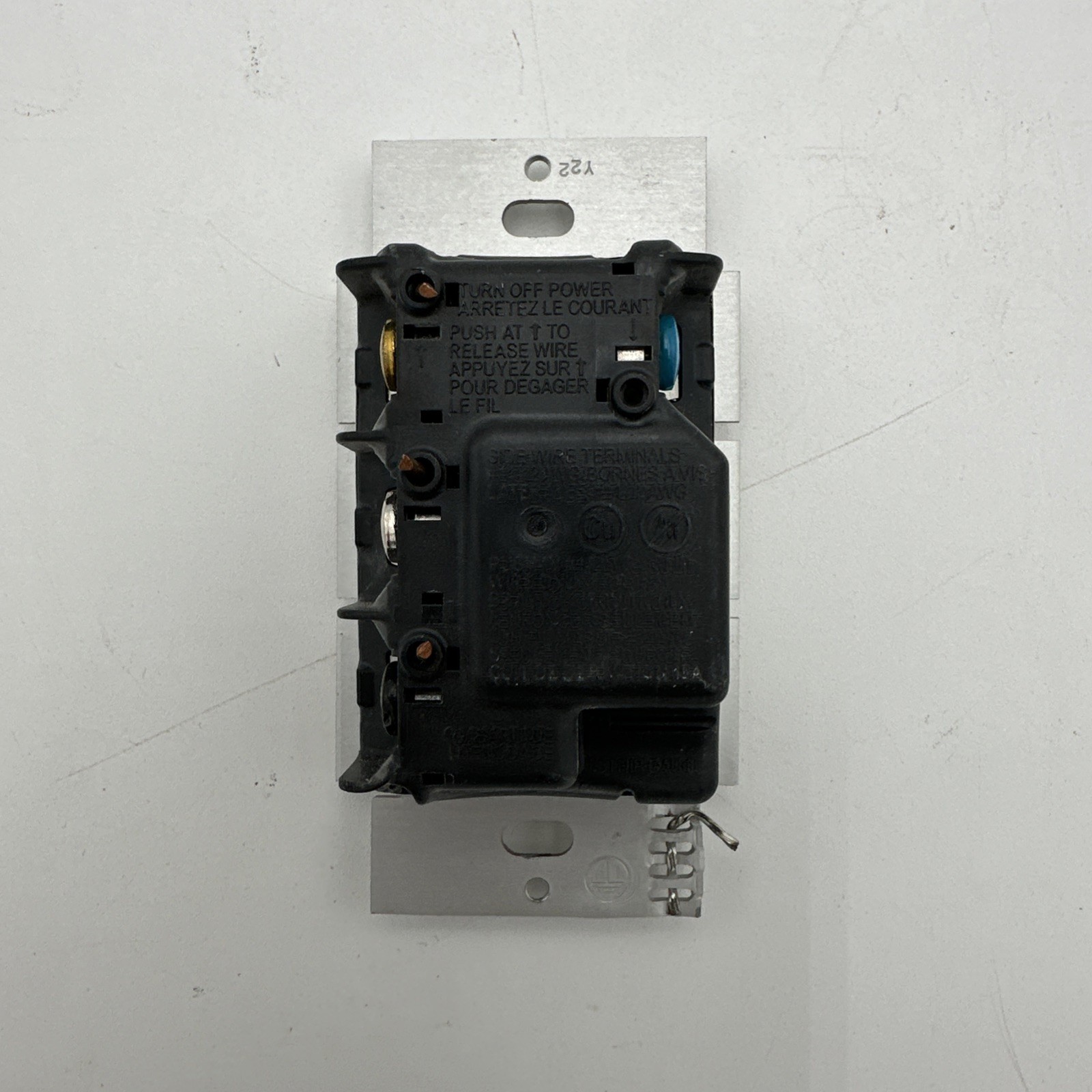 Lutron Maestro MA-S8AM Digital Light Switch 8A Single Pole Multi-Location Almond