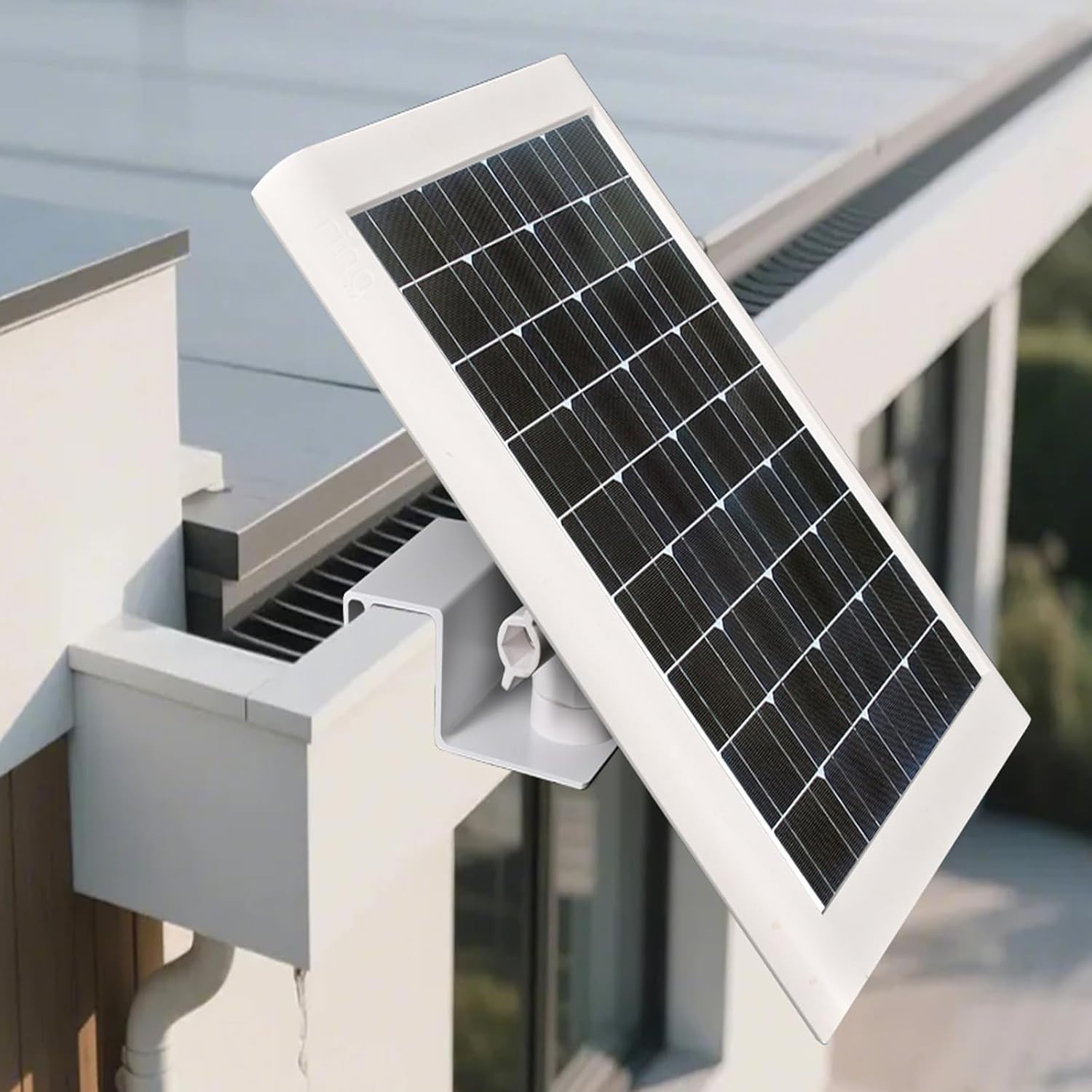 Adjustable Solar Panel Gutter Mount for Ring Weatherproof Aluminum Alloy Bracket