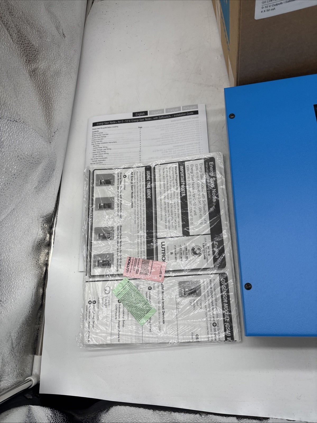 Lutron QSN-4T16-S Energi Savr Node 0-10 V / Softswitch Brand New
