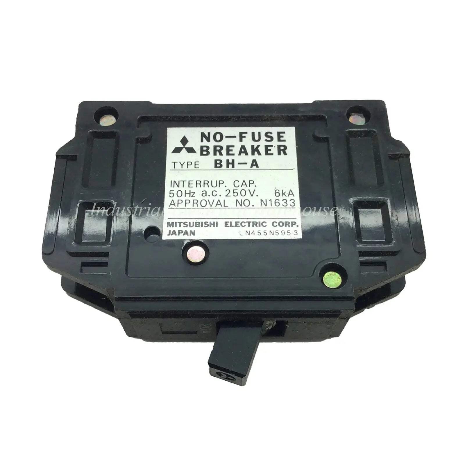 Mitsubishi No-Fuse Circuit Breaker 1P 20A 250V 6kA BH-A