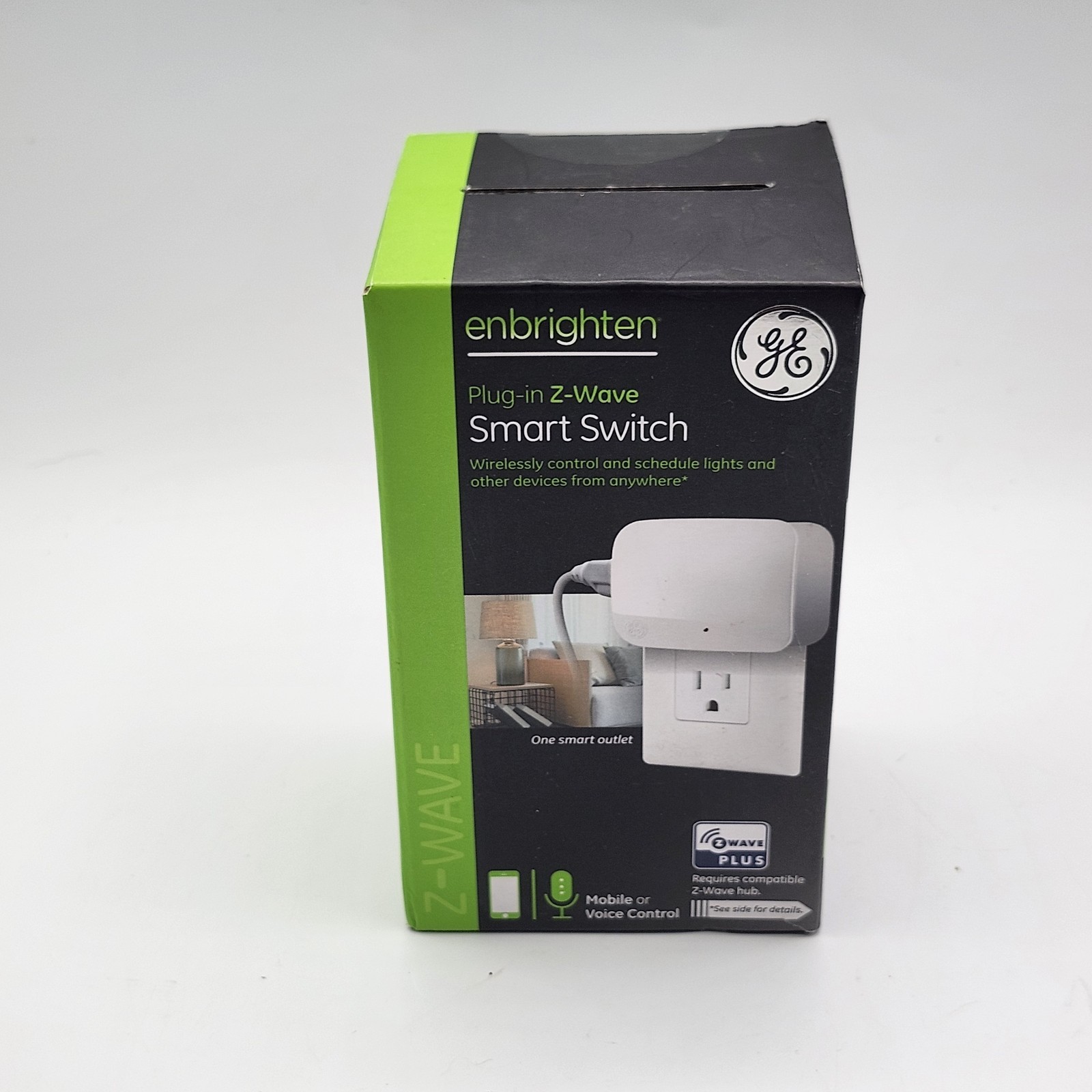 GE Z-Wave Plus ZW4103 Wireless Plug-In Dimmer Wall Switch