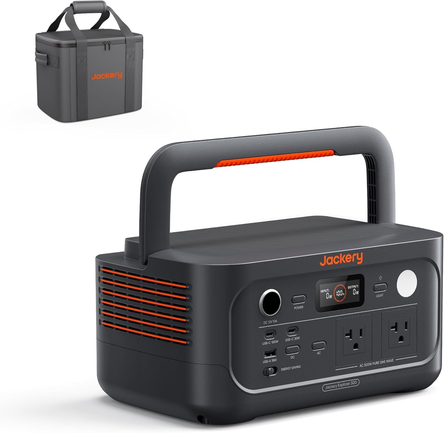 Explorer 500 v2 Portable Power Station 512Wh LiFePO4 Battery 500W AC/1000W Peak