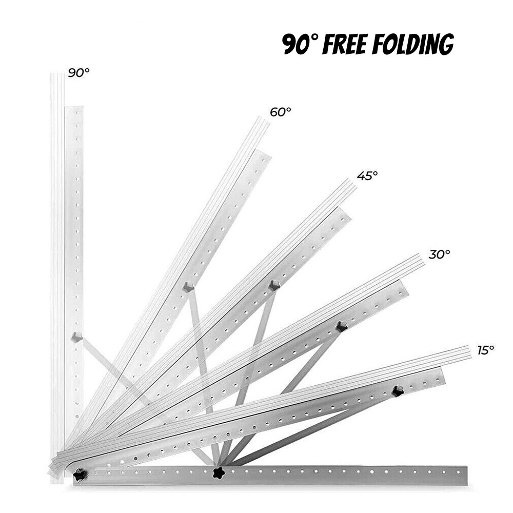 2-8PCS Solar Panel Adjustable RV Tilt Mounting Rack Bracket Rooftop Flat Surface