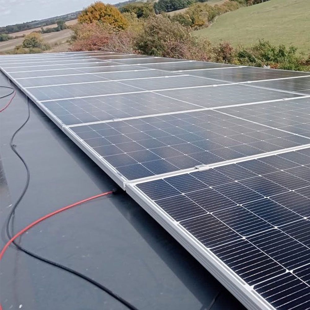 Solar Panel Rail-less Mounting Kit Corrugated Metal Roof with Clamps