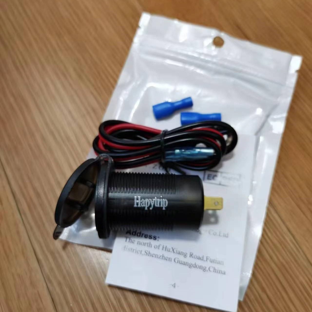 12V USB Outlet Dual QC 3.0 PD3.0 Car Charger Waterproof Volt Meter Switch