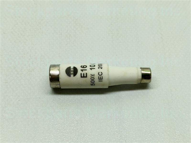 Lot 3 Pcs. SKL E16 IEC 269 Fuse 500V 10A 30 Days Warranty Fast Shipping