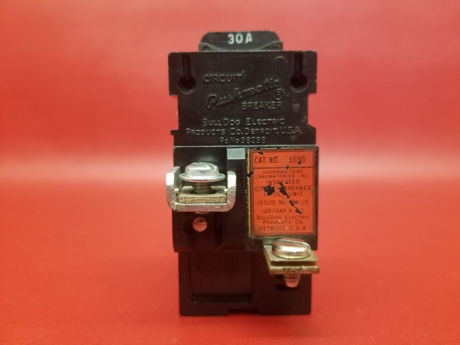 30 Amp Pushmatic ITE Red Tag 30A 120V Single or 1 Pole P130 Breaker 31130