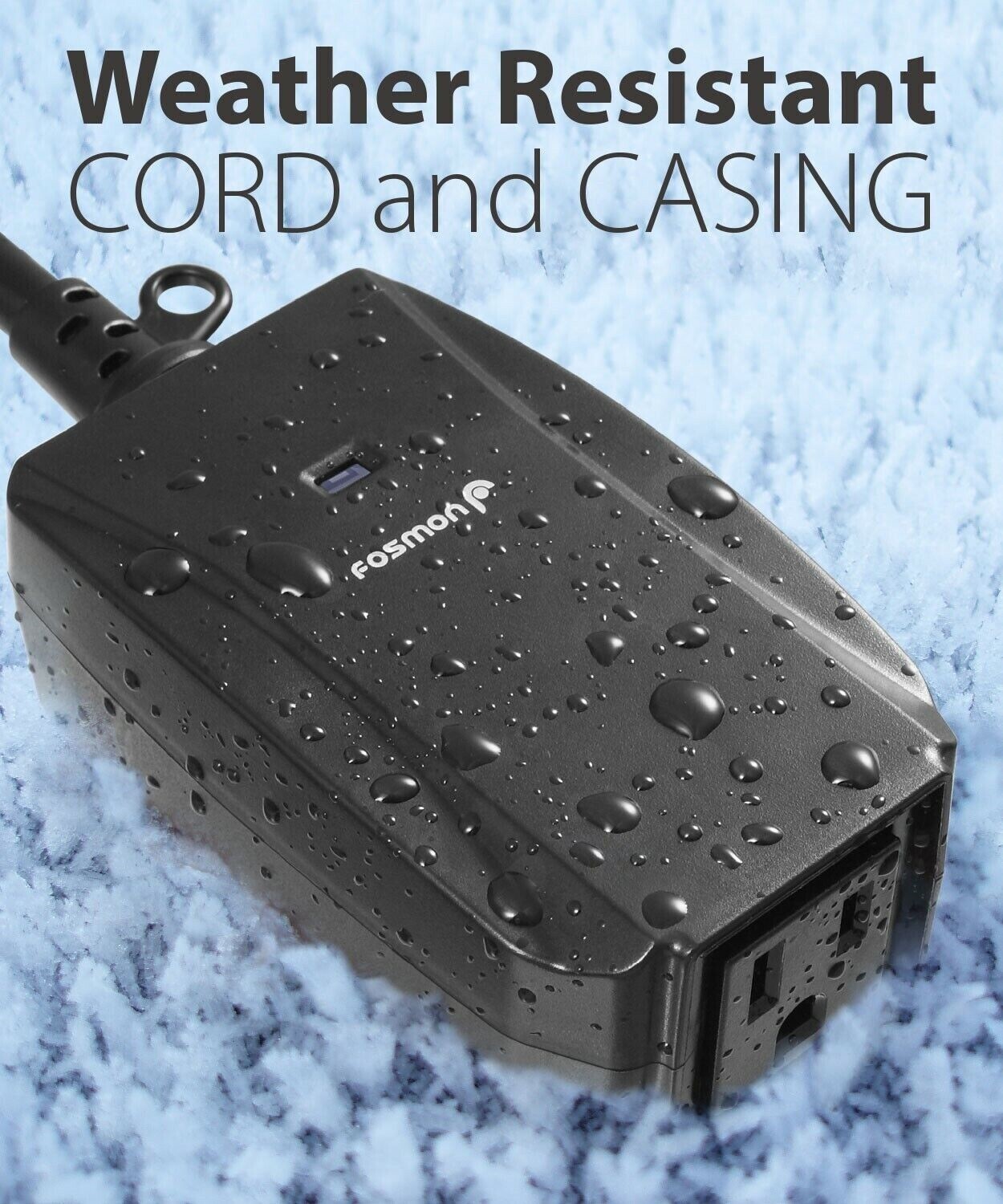 Waterproof Outdoor LED Light Wireless Remote Control Outlet Power Switch Plug In