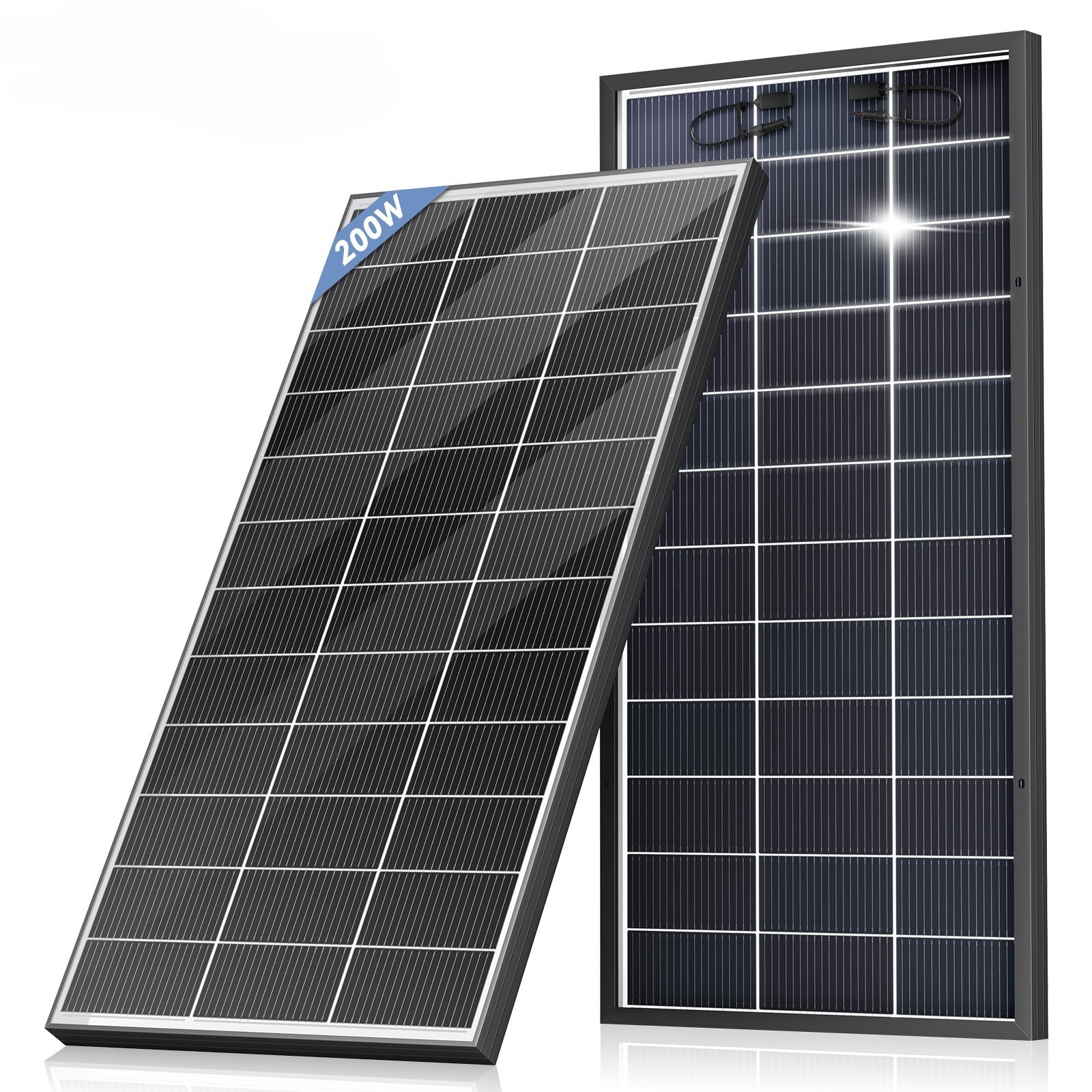 100W 200W 300W 400W Watt 12V Monocrystalline Solar Panel Home RV Charger OffGrid