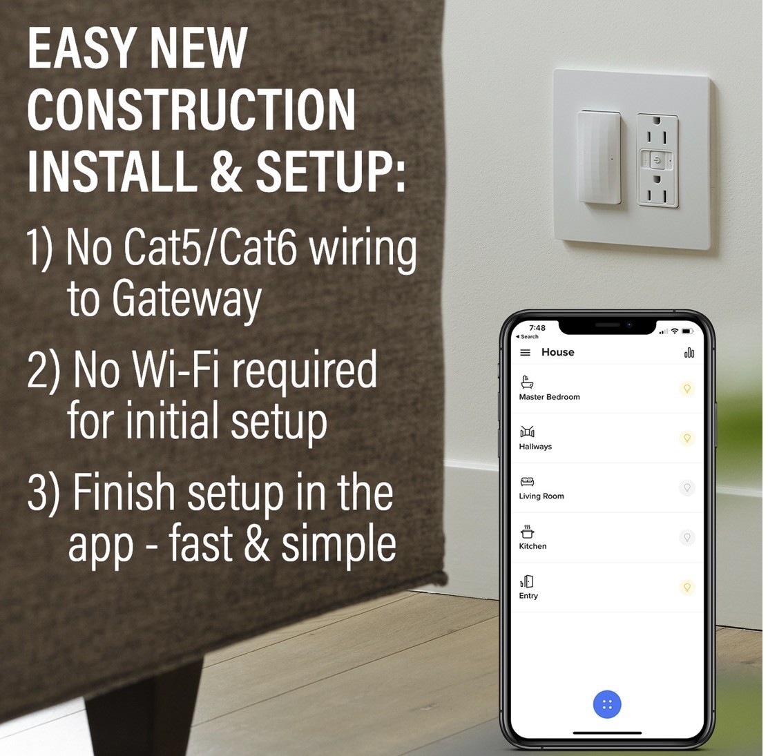 Legrand Radiant with Netatmo Smart Home Gateway/Hub WNRH1WH – White