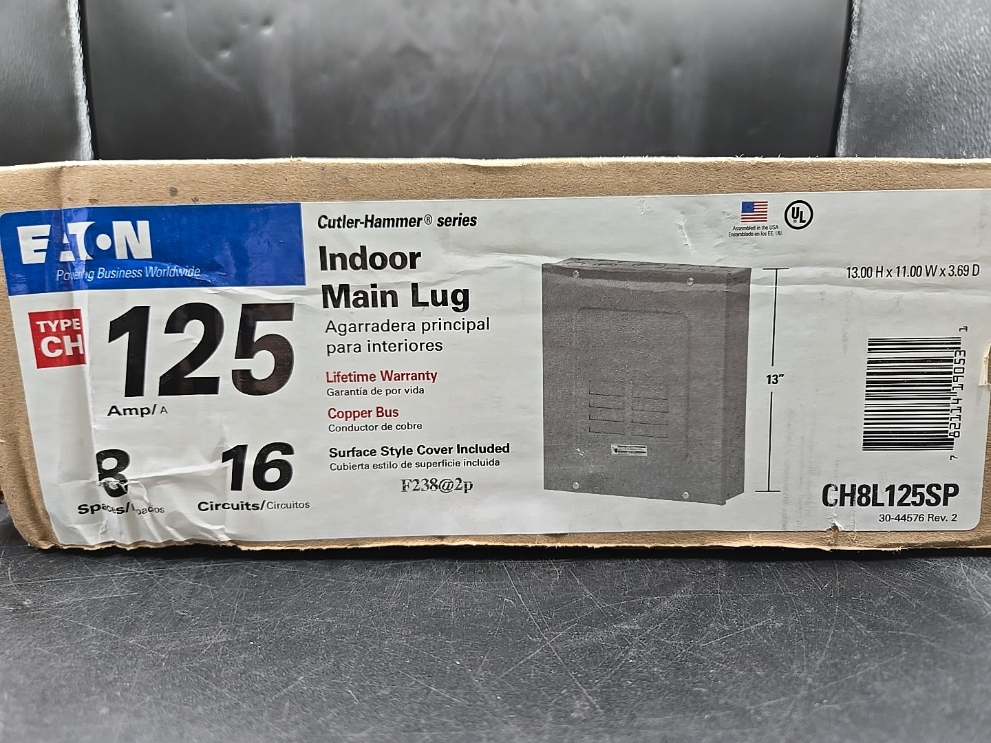 Eaton CH8L125SP Loadcenters and Panelboards CH 125A 240V 50/60Hz