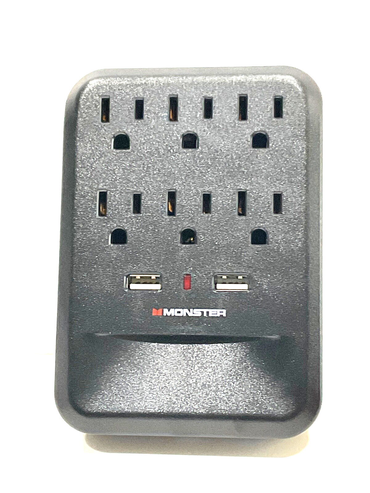 Monster Wall Tap Surge Protector 6 ground 2 usb built in sensor 900 j no box